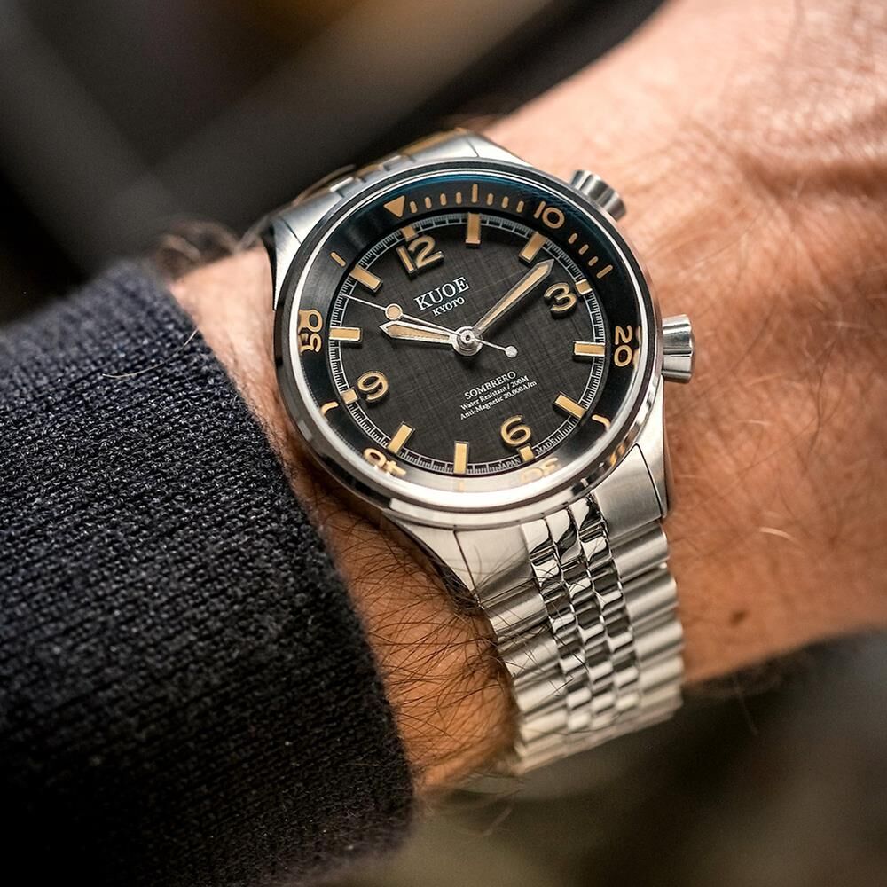 KUOE SOMBRERO SM90011-BK-JUBILEE Otomatik (Citizen Miyota 9030 Mekanizmalı) Erkek Kol Saati