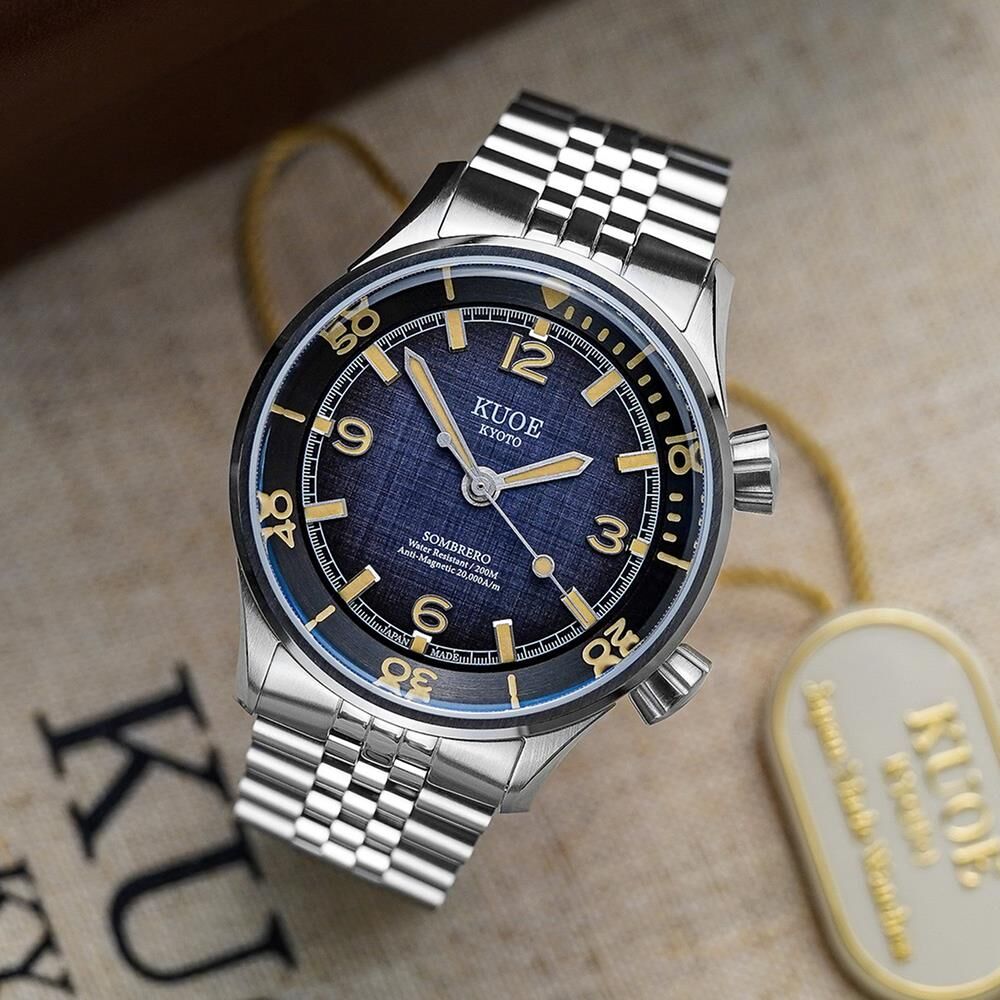 KUOE SOMBRERO SM90011-GNV-JUBILEE Otomatik (Citizen Miyota 9030 Mekanizmalı) Erkek Kol Saati