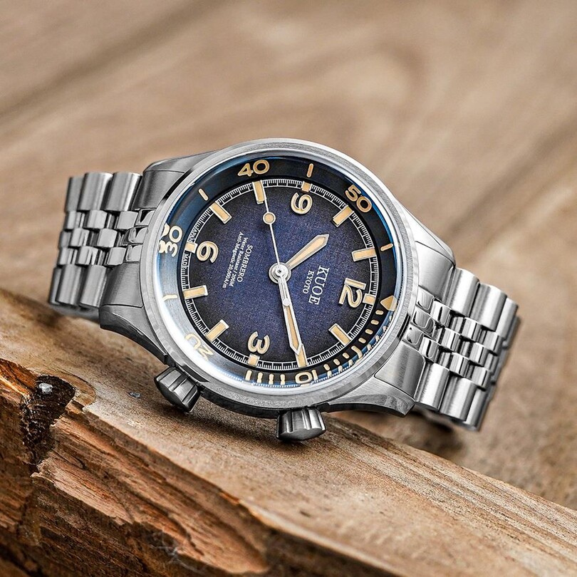 KUOE SOMBRERO SM90011-GNV-JUBILEE Otomatik (Citizen Miyota 9030 Mekanizmalı) Erkek Kol Saati - Thumbnail