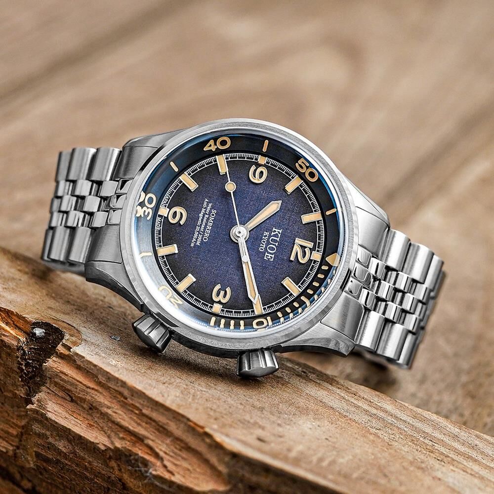 KUOE SOMBRERO SM90011-GNV-JUBILEE Otomatik (Citizen Miyota 9030 Mekanizmalı) Erkek Kol Saati