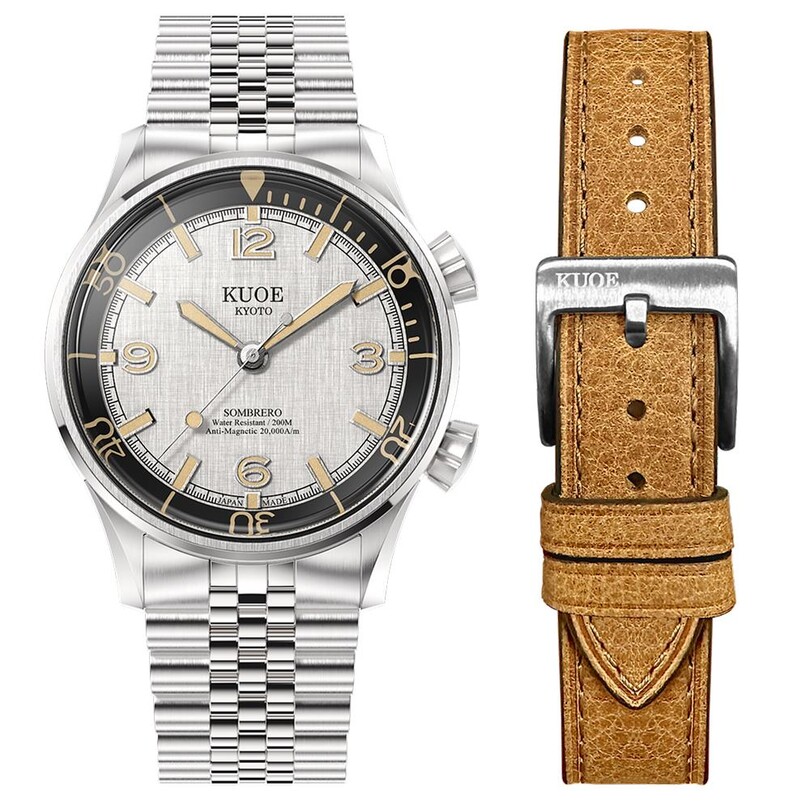KUOE - KUOE SOMBRERO SM90011-SV-JUBILEE Otomatik (Citizen Miyota 9030 Mekanizmalı) Erkek Kol Saati