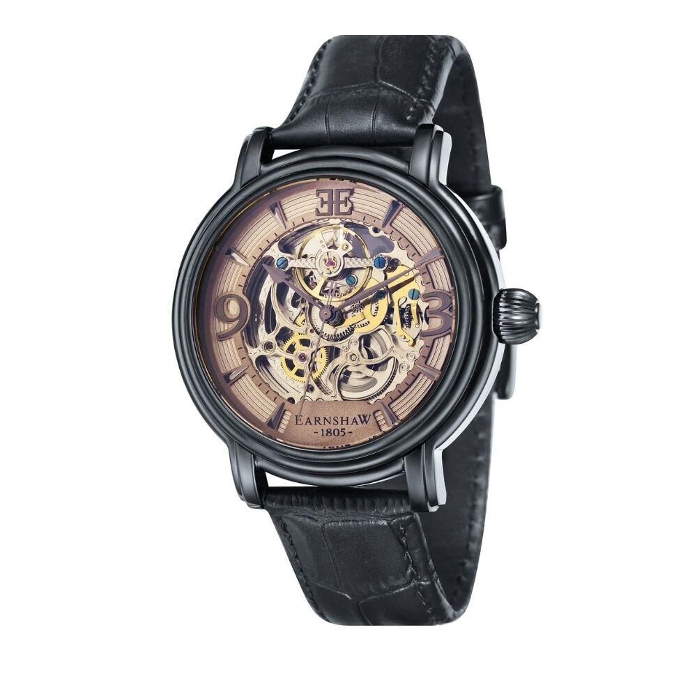 LONGCASE GRANDE SKELETON ES-8011-08 Otomatik Erkek Kol Saati 