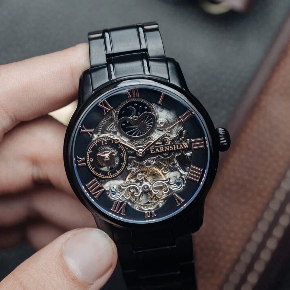LONGITUDE DUAL TIME ES-8006-55 Otomatik Erkek Kol Saati