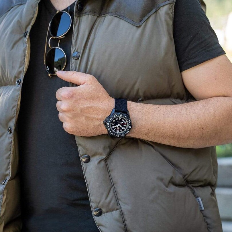 XA.6441 F-117 NIGHTHAWK™ 6440 (İsviçre Üretimi Ronda 515.24H Mekanizmalı) Erkek Kol Saati - Thumbnail