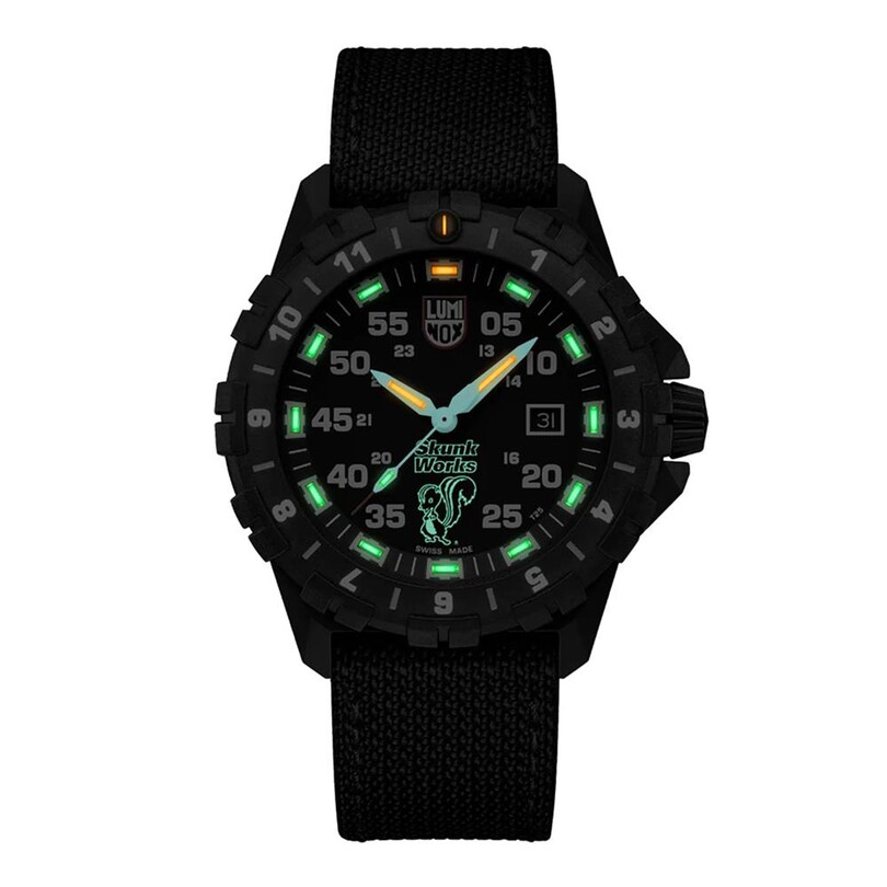 LUMINOX XA.6442.H F-117 NIGHTHAWK® x SKUNK WORKS® 6440 Serisi (İsviçre Üretimi Ronda 515 Mekanizmalı) Pilot Erkek Kol Saati - Thumbnail
