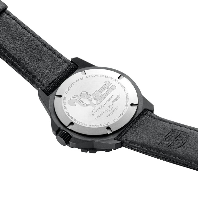 LUMINOX XA.6442.H F-117 NIGHTHAWK® x SKUNK WORKS® 6440 Serisi (İsviçre Üretimi Ronda 515 Mekanizmalı) Pilot Erkek Kol Saati - Thumbnail