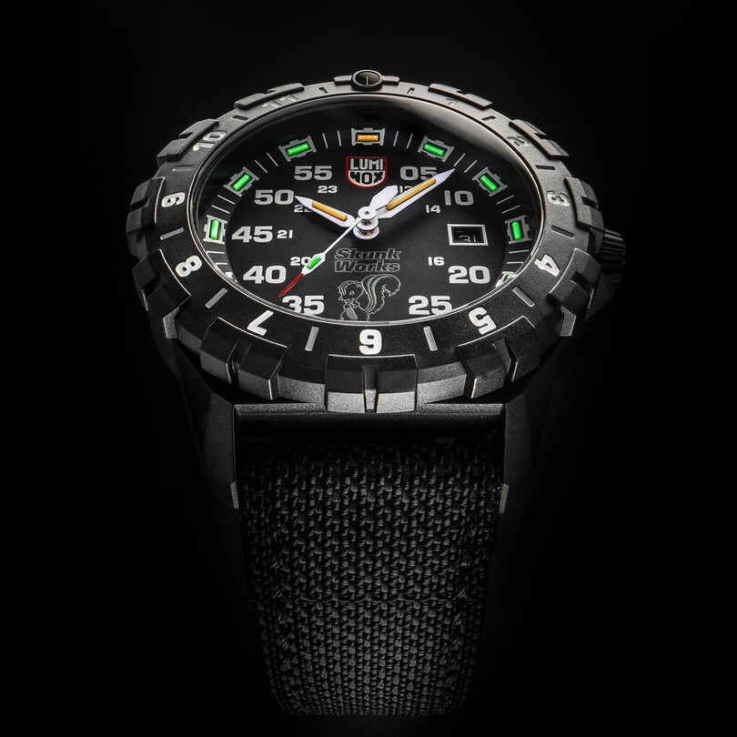 LUMINOX XA.6442.H F-117 NIGHTHAWK® x SKUNK WORKS® 6440 Serisi (İsviçre Üretimi Ronda 515 Mekanizmalı) Pilot Erkek Kol Saati - Thumbnail