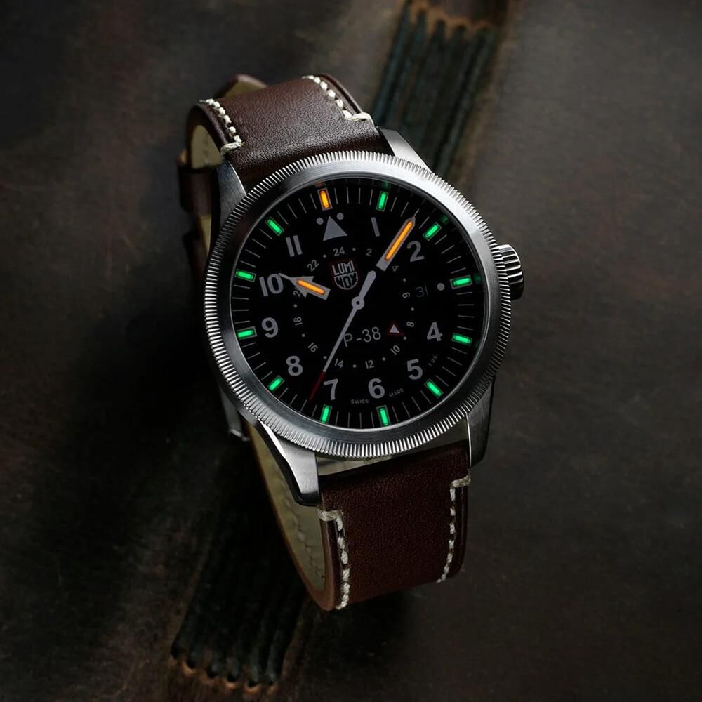 XA.9521 P-38 LIGHTNING™ GMT 9520 (İsviçre Üretimi Ronda 515.24H Mekanizmalı) Erkek Kol Saati