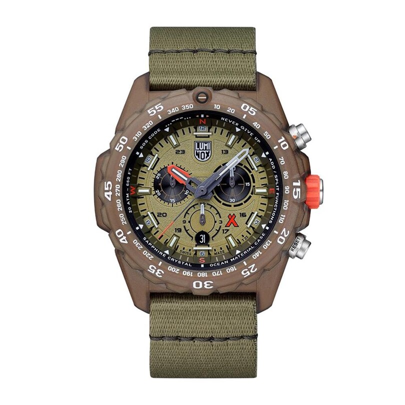 LUMINOX XB.3757.ECO BEAR GRYLLS SURVIVAL ECO MASTER (İsviçre Üretimi Ronda 5030.D Mekanizmalı) Erkek Kol Saati - Thumbnail