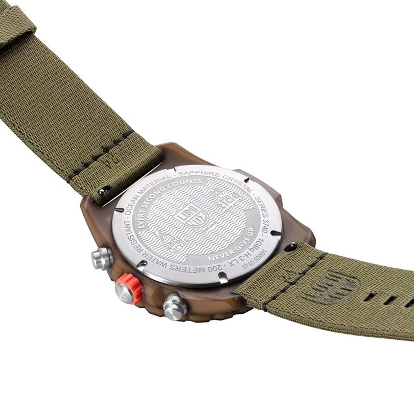LUMINOX XB.3757.ECO BEAR GRYLLS SURVIVAL ECO MASTER (İsviçre Üretimi Ronda 5030.D Mekanizmalı) Erkek Kol Saati - Thumbnail