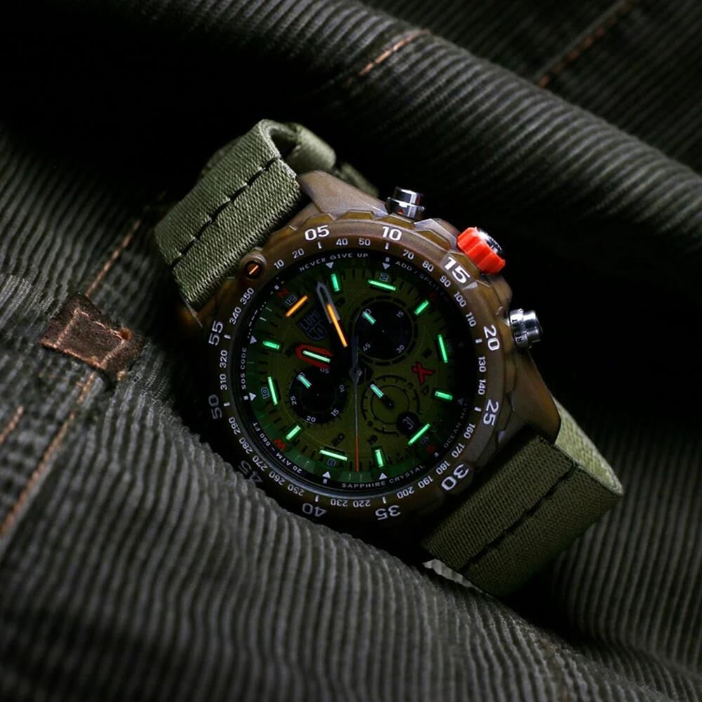 LUMINOX XB.3757.ECO BEAR GRYLLS SURVIVAL ECO MASTER (İsviçre Üretimi Ronda 5030.D Mekanizmalı) Erkek Kol Saati