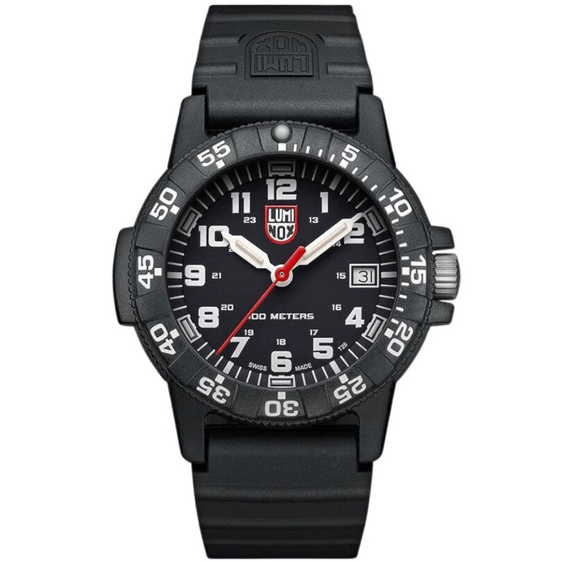 LUMINOX - XS.0301.L Luminox Leatherback Sea Turtle 0300 Serisi (İsviçre Üretimi Ronda 515 Mekanizmalı) Erkek Kol Saati