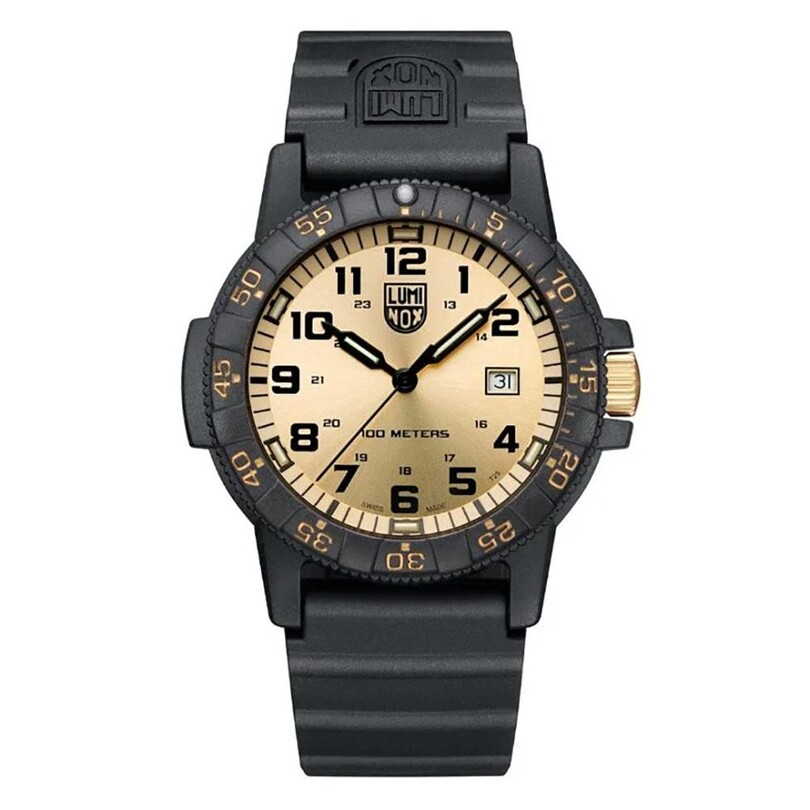 LUMINOX - XS.0325.GP LEATHERBACK SEA TURTLE GIANT 0320 Serisi (İsviçre Üretimi Ronda 515 Mekanizmalı) Erkek Kol Saati