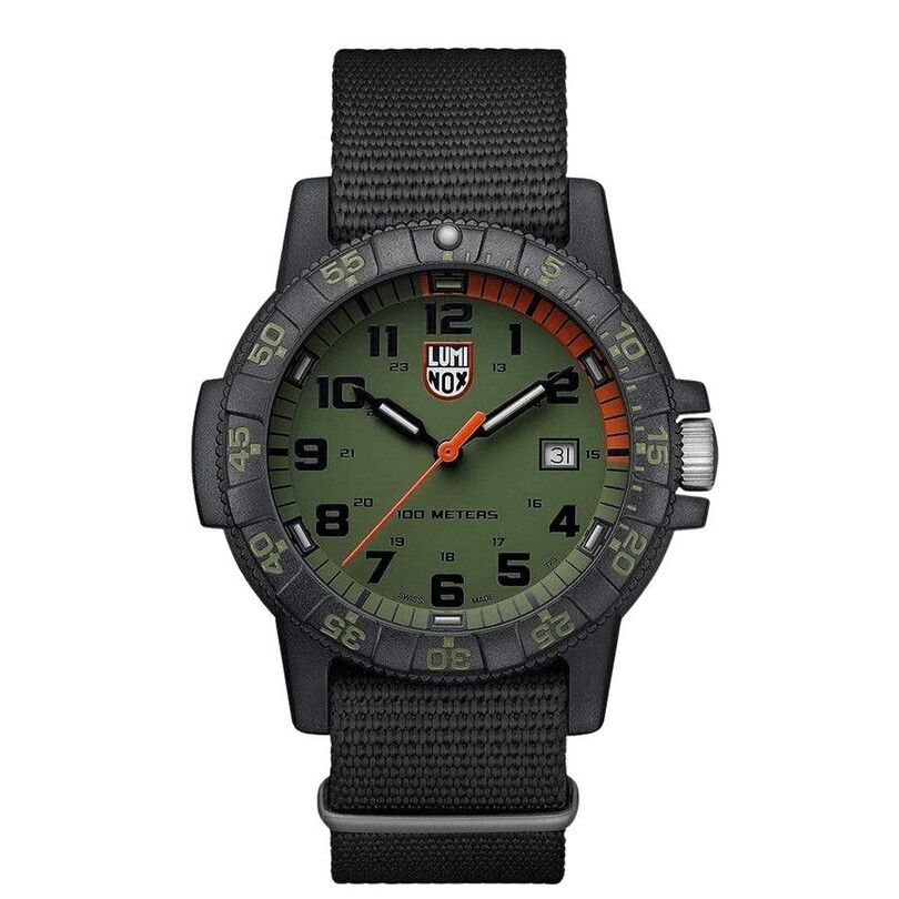 LUMINOX - XS.0337 LEATHERBACK SEA TURTLE GIANT 0320 Serisi (İsviçre Üretimi Ronda 515 Mekanizmalı) Erkek Kol Saati