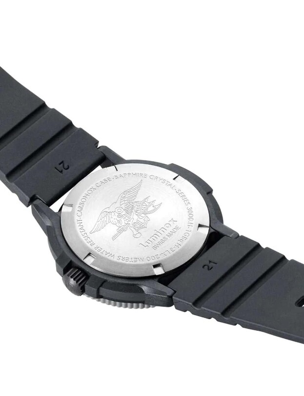 LUMINOX XS.3001.H NAVY SEAL ORIGINAL 3001 Serisi (İsviçre Üretimi ETA F06.412 Mekanizmalı) Erkek Kol Saati - Thumbnail