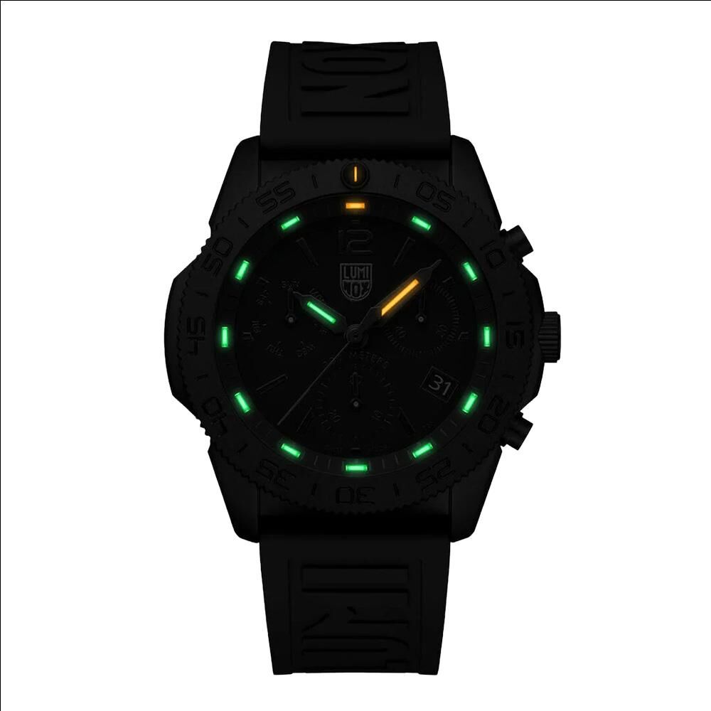 XS.3141.BO.1.SET PACIFIC DIVER CHRONOGRAPH 3140 (İsviçre Üretimi Ronda Z60 Mekanizmalı) Erkek Kol Saati