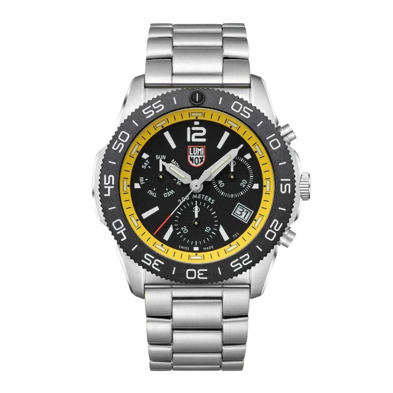 XS.3145.M PACIFIC DIVER CHRONOGRAPH 3140 (İsviçre Üretimi Ronda Z60 Mekanizmalı) Erkek Kol Saati - Thumbnail