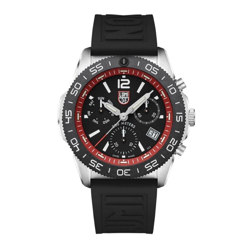 XS.3155.SET PACIFIC DIVER CHRONOGRAPH 3140 (İsviçre Üretimi Ronda Z60 Mekanizmalı) Erkek Kol Saati - Thumbnail