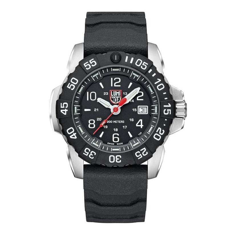 LUMINOX XS.3251.CB NAVY SEAL RUBBER - STEEL - CARBONOX™ (RSC) - (İsviçre Üretimi Ronda 715 Mekanizmalı) Erkek Kol Saati - Thumbnail