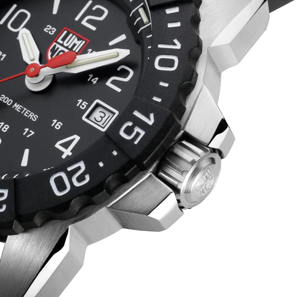LUMINOX XS.3251.CB NAVY SEAL RUBBER - STEEL - CARBONOX™ (RSC) - (İsviçre Üretimi Ronda 715 Mekanizmalı) Erkek Kol Saati