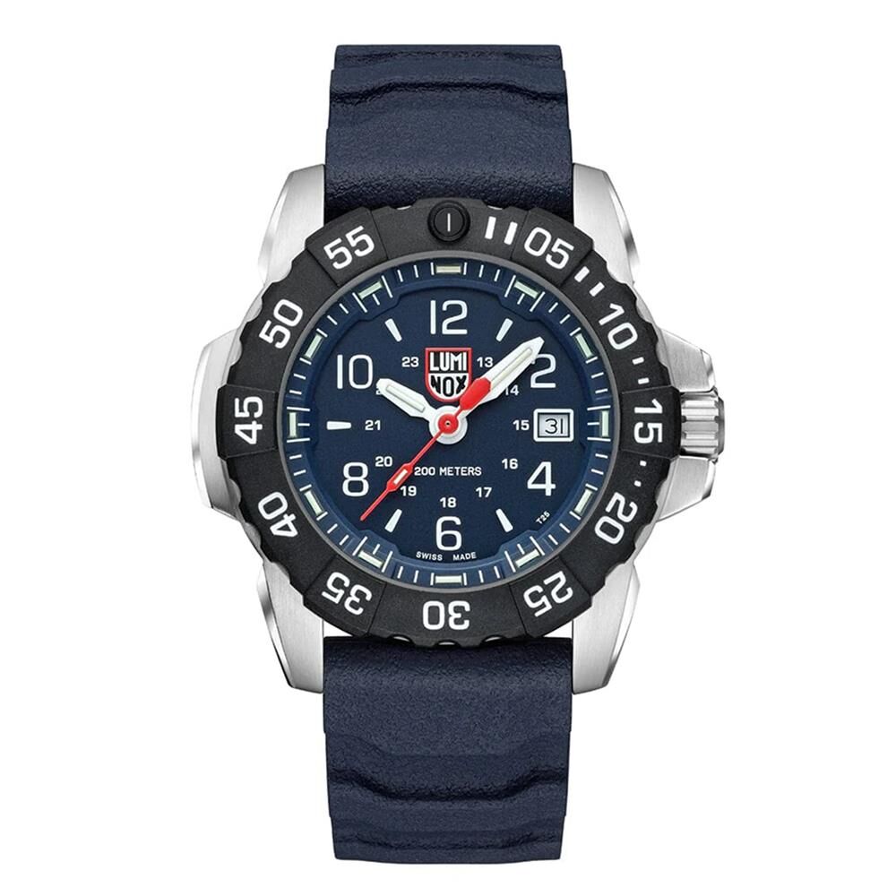 LUMINOX XS.3253.CB NAVY SEAL RUBBER - STEEL - CARBONOX™ (RSC) - (İsviçre Üretimi Ronda 715 Mekanizmalı) Erkek Kol Saati