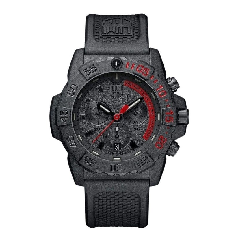 LUMINOX - XS.3581.EY NAVY SEAL 3580 CHRONOGRAPH Serisi (İsviçre Üretimi Ronda 5030.D Mekanizmalı) Erkek Kol Saati