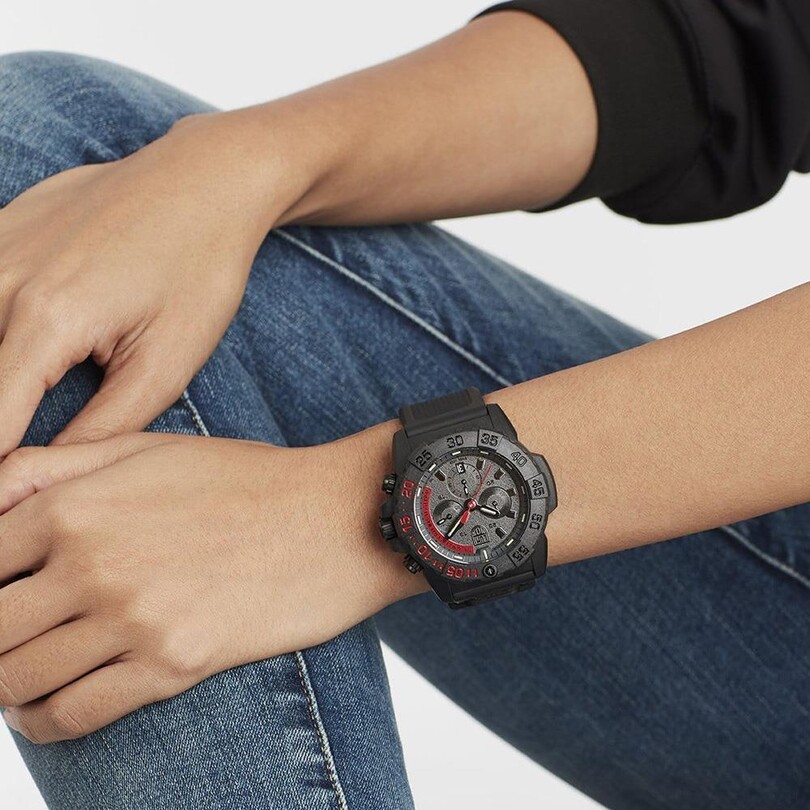 XS.3581.EY NAVY SEAL 3580 CHRONOGRAPH Serisi (İsviçre Üretimi Ronda 5030.D Mekanizmalı) Erkek Kol Saati - Thumbnail