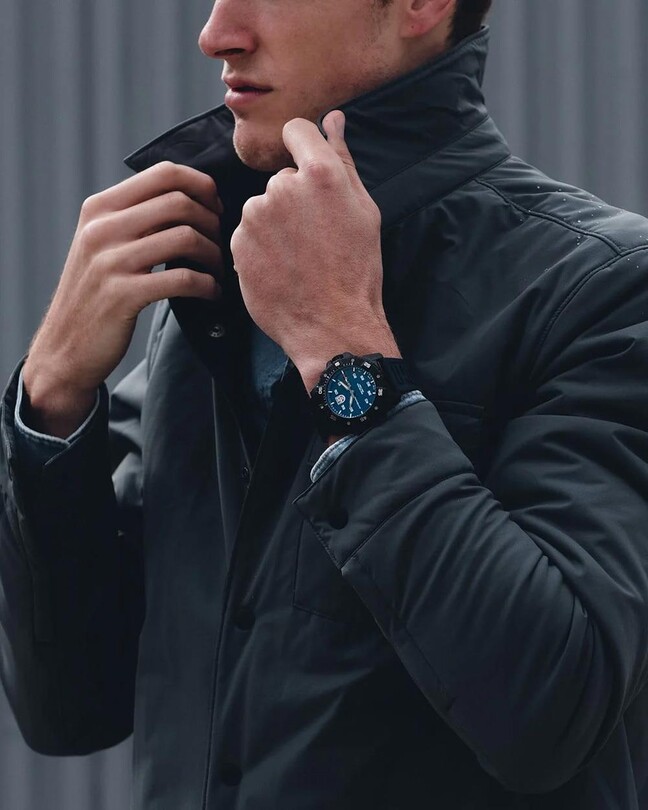 XS.3863 MASTER CARBON SEAL AUTOMATIC 3860 Serisi (İsviçre Üretimi Sellita SW 200-1 Mekanizmalı) Erkek Kol Saati - Thumbnail