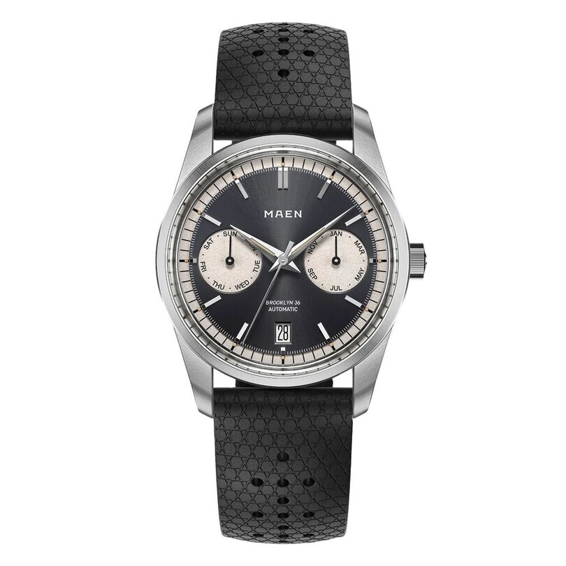 MAEN BROOKLYN 36 M5.1.1.SET Otomatik (Japon Citizen Premium Miyota 9122 Triple Date Mekanizmalı) Erkek Kol Saati - Thumbnail