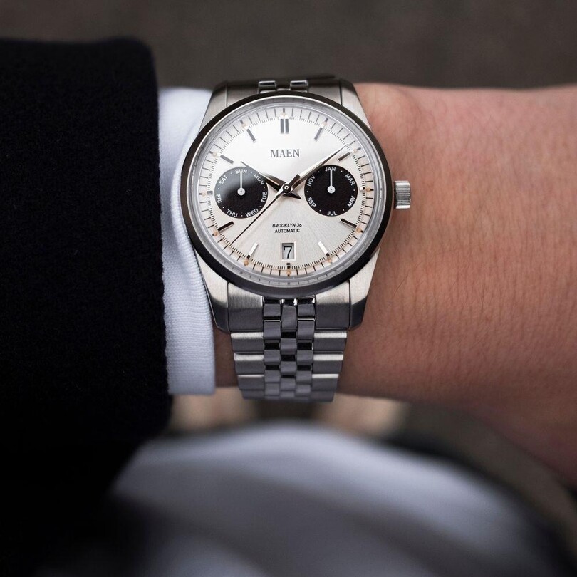 MAEN BROOKLYN 36 M5.1.2 Otomatik (Japon Citizen Premium Miyota 9122 Triple Date Mekanizmalı) Erkek Kol Saati - Thumbnail