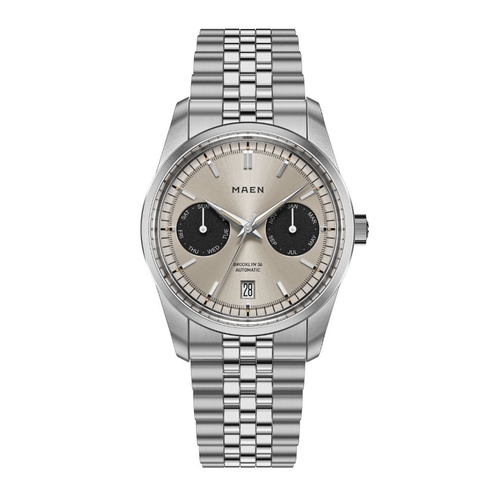 MAEN BROOKLYN 36 M5.1.2.SET Otomatik (Japon Citizen Premium Miyota 9122 Triple Date Mekanizmalı) Erkek Kol Saati