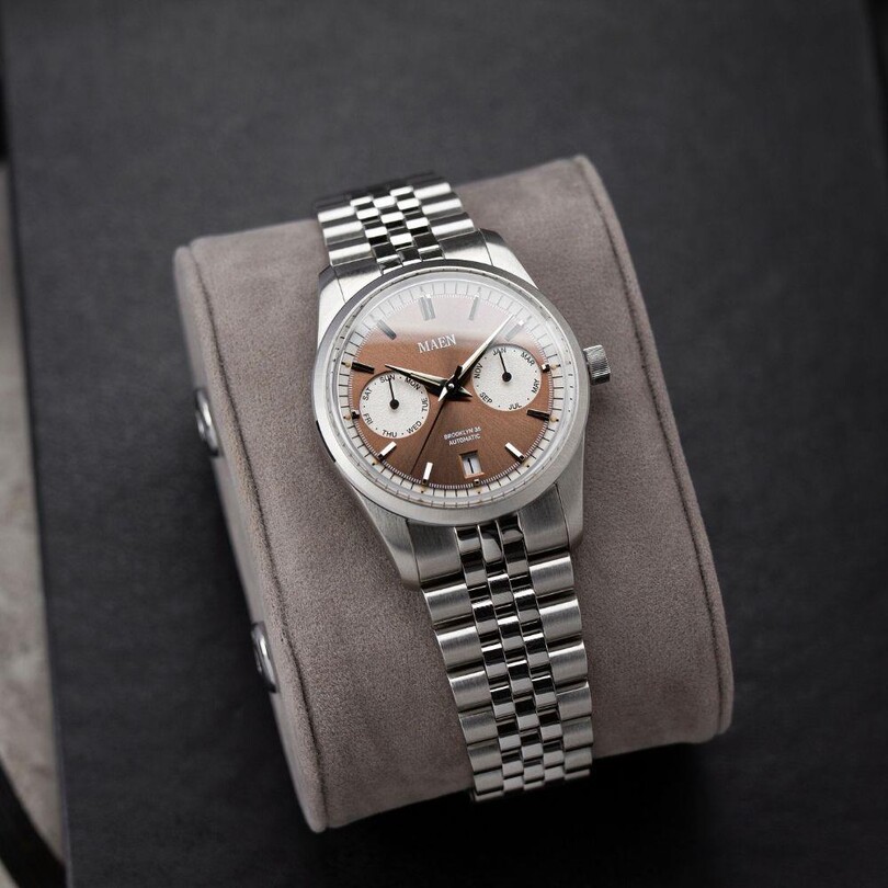 MAEN BROOKLYN 36 M5.1.6 Otomatik (Japon Citizen Premium Miyota 9122 Triple Date Mekanizmalı) Erkek Kol Saati - Thumbnail
