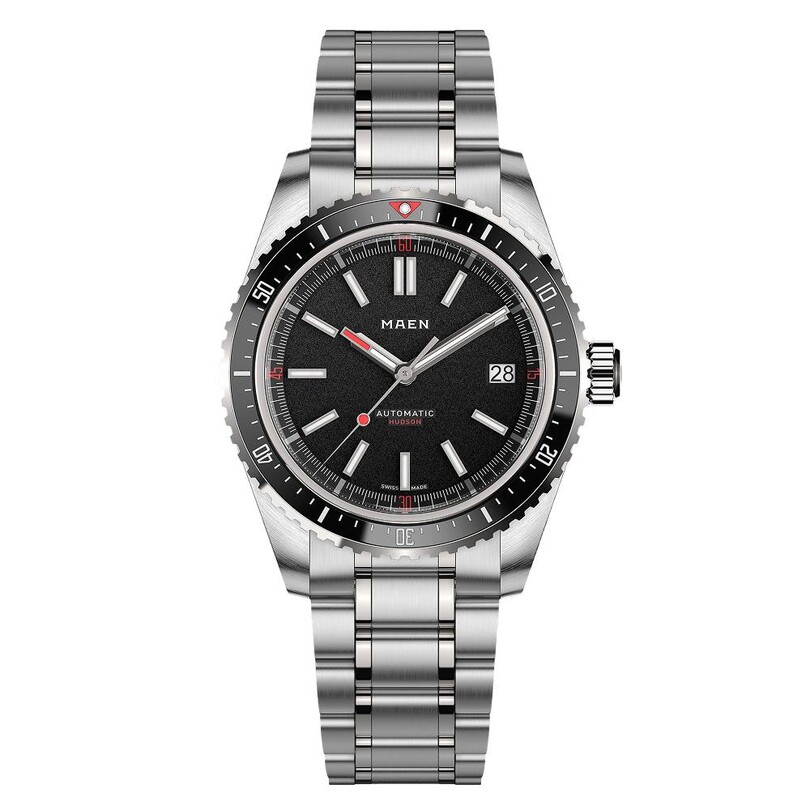 MAEN - MAEN HUDSON 38 MK5 M1.1.5 Otomatik (La Joux Perret G100 Mekanizmalı Swiss Made) Erkek Kol Saati