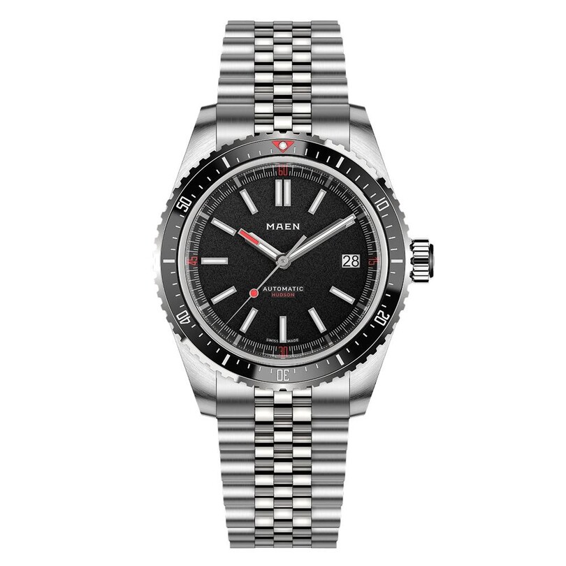 MAEN - MAEN HUDSON 38 MK5 M1.1.5.JB Otomatik (La Joux Perret G100 Mekanizmalı Swiss Made) Erkek Kol Saati