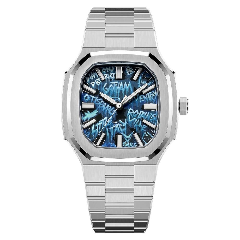  MAEN MANHATTAN 37 IFL.02 LIMITED EDITION ′′Elle Boyama Kadran′′ Otomatik (Sellita SW200-1 Mekanizmalı Swiss Made) Erkek Kol Saati