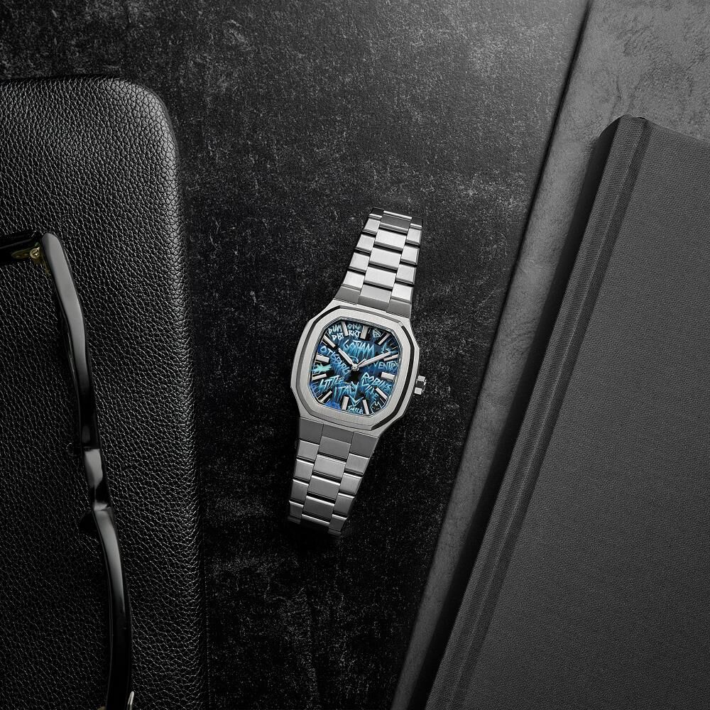  MAEN MANHATTAN 37 IFL.02 LIMITED EDITION ′′Elle Boyama Kadran′′ Otomatik (Sellita SW200-1 Mekanizmalı Swiss Made) Erkek Kol Saati