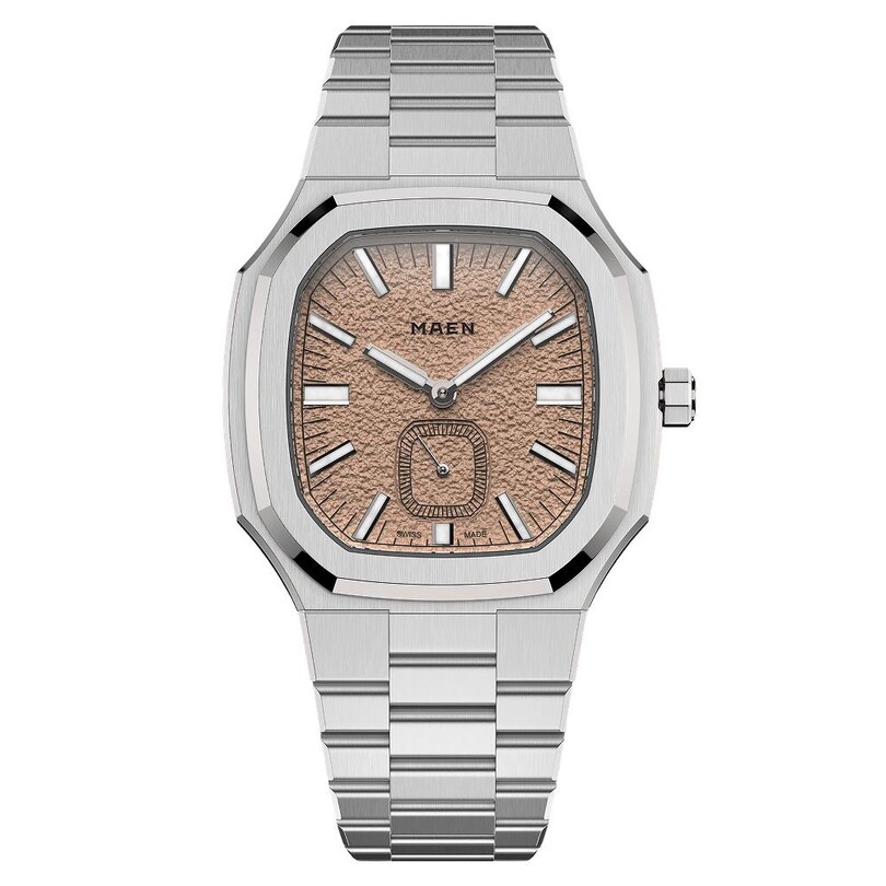 MAEN - MAEN MANHATTAN 37 ULTRA THIN M2.2.3 Kurmalı (La Joux-Perret D100 Mekanizmalı Swiss Made) Erkek Kol Saati - Sadece 7.1 mm Kalınlıkta