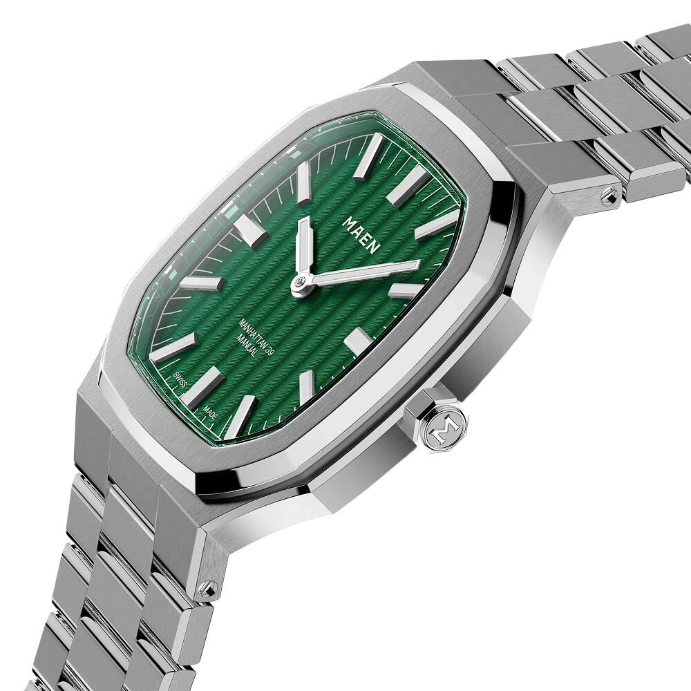 MAEN MANHATTAN 39 ULTRA THIN M4.1.1 Kurmalı (ETA 7001 Elaboré Grade Mekanizmalı Swiss Made) Erkek Kol Saati - Sadece 6.9 mm Kalınlıkta