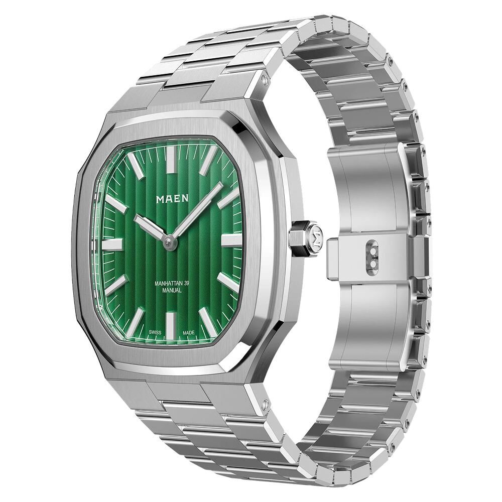 MAEN MANHATTAN 39 ULTRA THIN M4.1.1 Kurmalı (ETA 7001 Elaboré Grade Mekanizmalı Swiss Made) Erkek Kol Saati - Sadece 6.9 mm Kalınlıkta