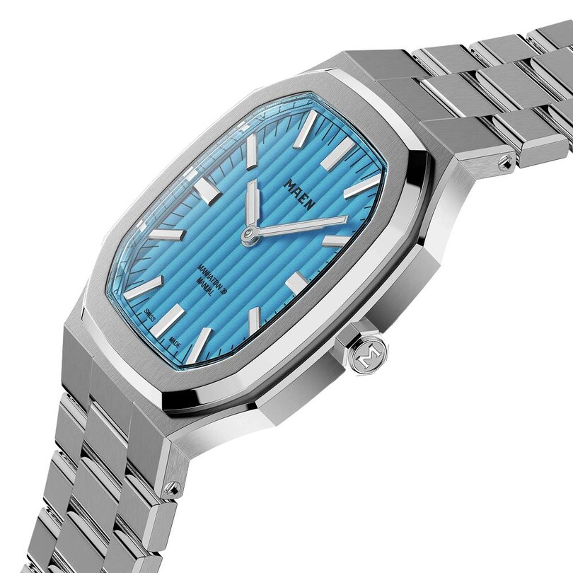 MAEN MANHATTAN 39 ULTRA THIN M4.1.3 Kurmalı (ETA 7001 Elaboré Grade Mekanizmalı Swiss Made) Erkek Kol Saati - Sadece 6.9 mm Kalınlıkta - Thumbnail