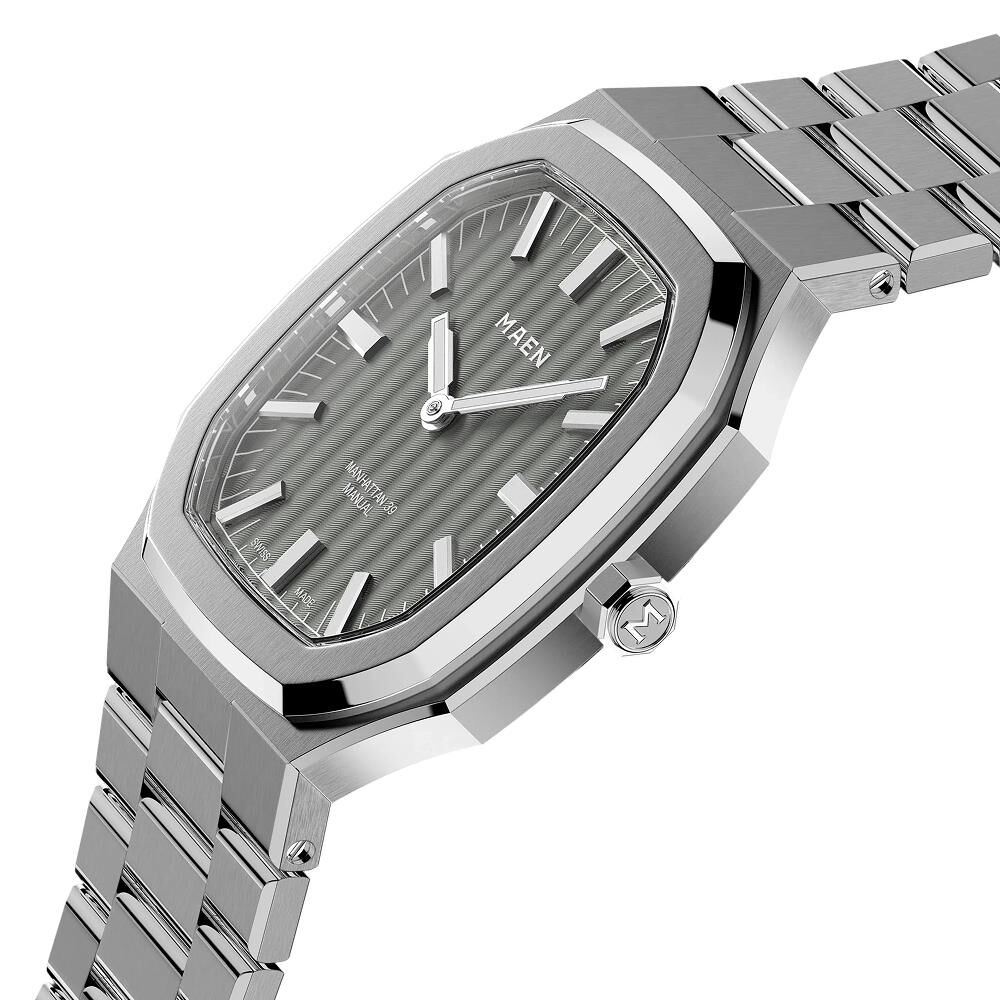 MAEN MANHATTAN 39 ULTRA THIN M4.1.4 Kurmalı (ETA 7001 Elaboré Grade Mekanizmalı Swiss Made) Erkek Kol Saati - Sadece 6.9 mm Kalınlıkta