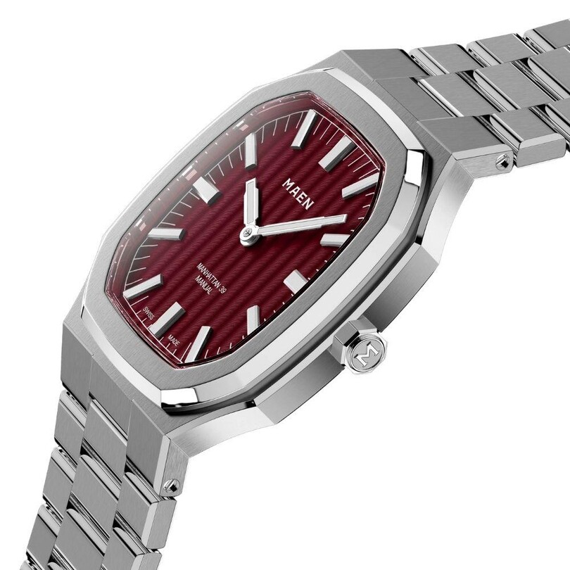 MAEN MANHATTAN 39 ULTRA THIN M4.1.5 Kurmalı (ETA 7001 Elaboré Grade Mekanizmalı Swiss Made) Erkek Kol Saati - Sadece 6.9 mm Kalınlıkta - Thumbnail