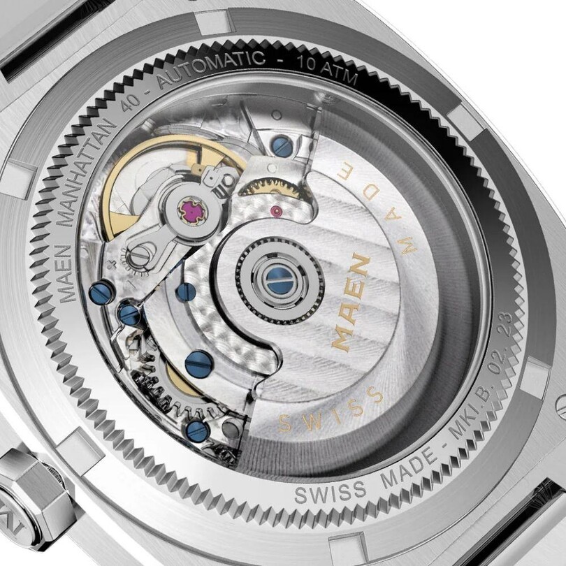 MAEN MANHATTAN 40 MSD.01 Green Jade Stone Otomatik (Sellita SW200-1 Mekanizmalı Swiss Made) Erkek Kol Saati - Thumbnail