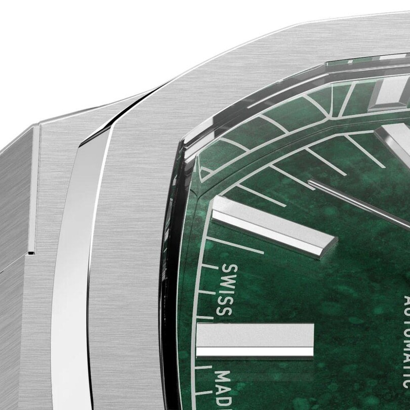 MAEN MANHATTAN 40 MSD.01 Green Jade Stone Otomatik (Sellita SW200-1 Mekanizmalı Swiss Made) Erkek Kol Saati - Thumbnail