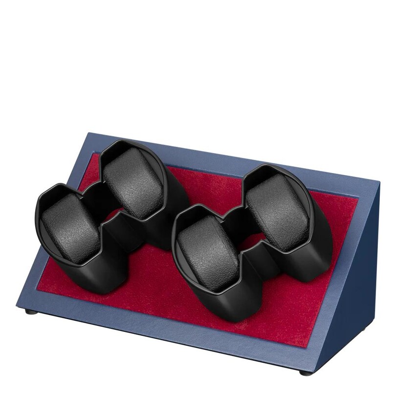 Navy Blue MS-WIN-AUG4-01 Otomatik Saat Kurma Kutusu - Thumbnail