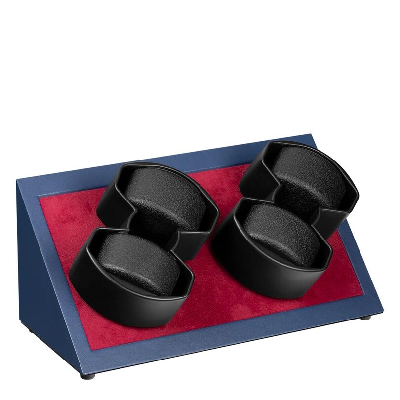 Navy Blue MS-WIN-AUG4-01 Otomatik Saat Kurma Kutusu - Thumbnail