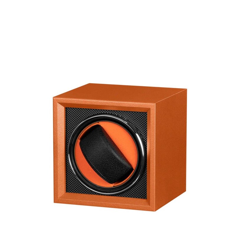 Retro Orange MS-WIN-GUA1-03 Otomatik Saat Kurma Kutusu - Thumbnail
