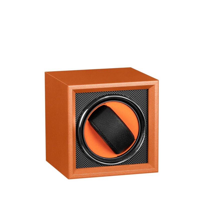 Retro Orange MS-WIN-GUA1-03 Otomatik Saat Kurma Kutusu - Thumbnail