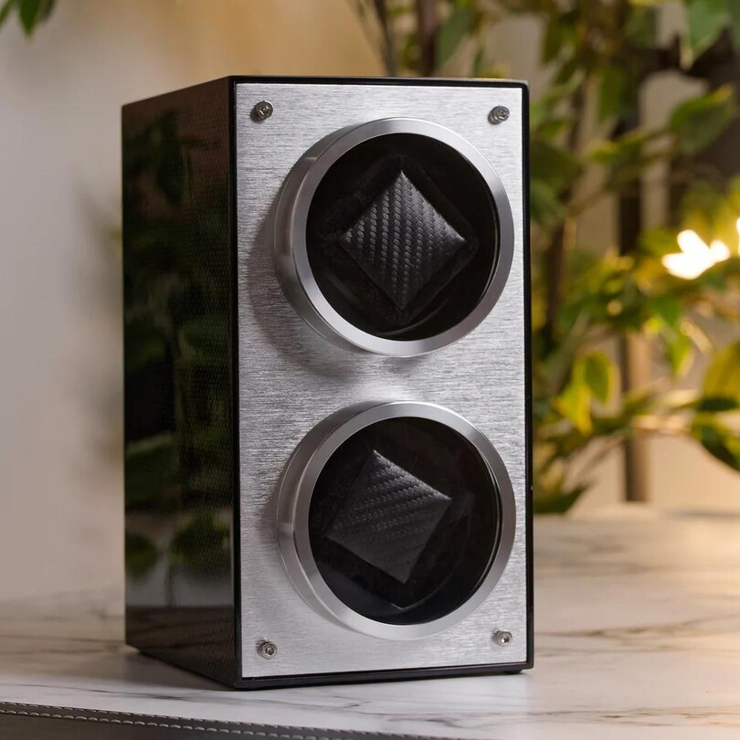 Asphalt Black MS-WIN-RAC2-02 Otomatik Saat Kurma Kutusu - Thumbnail