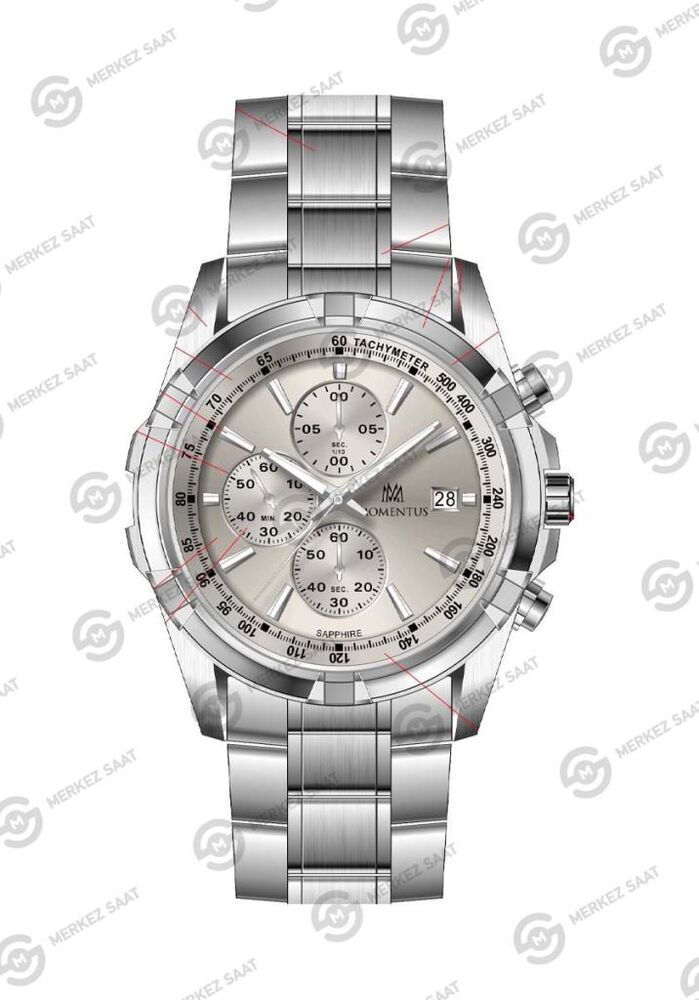 Momentus Sport Master SM395S-03SS Erkek Kol Saati